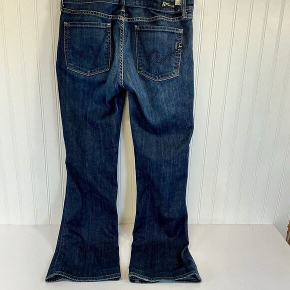 Citizens Of Humanity Jeans Women's Sz 30 Blue Amber Stretch Button Zip Boot Cut - Picture 3 of 13